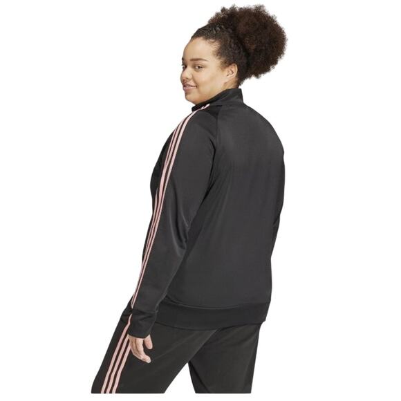 adidas Women's Plus Size Essentials Warm-up Track Jacket 3X - Picture 4 of 4